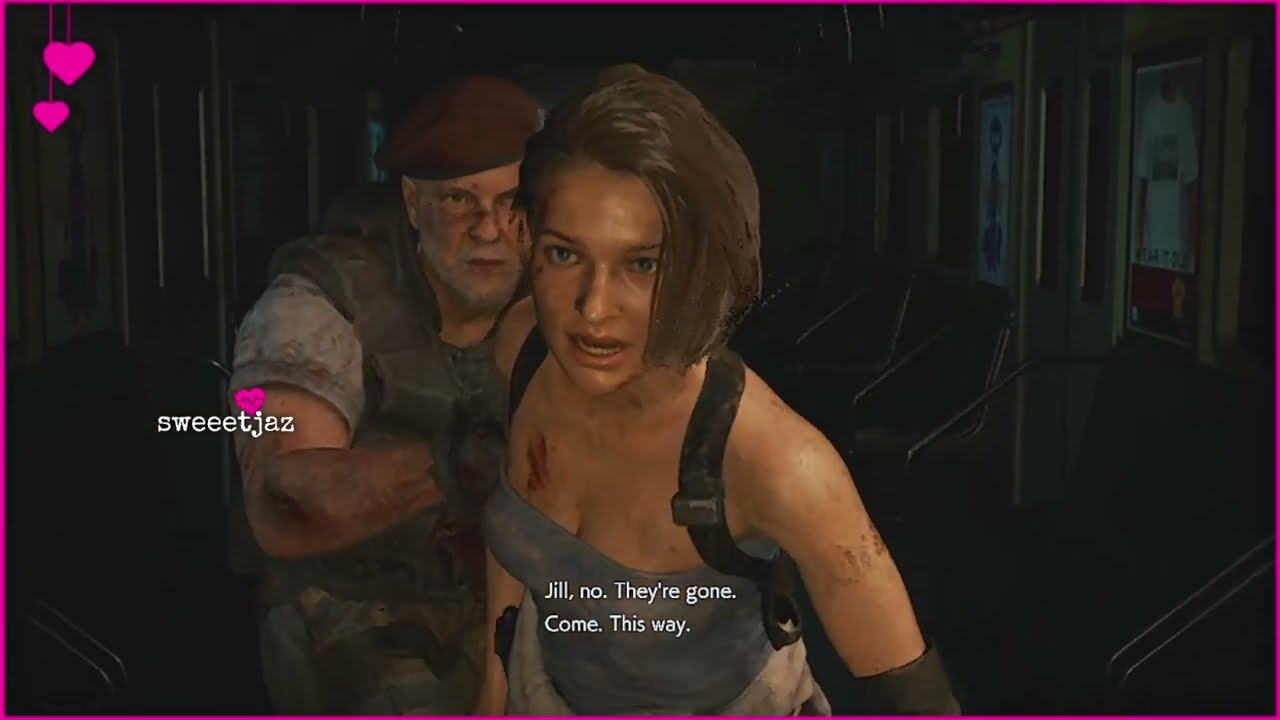Jill's train escape scene; Nemesis arrives - RESIDENT EVIL 3 REMAKE