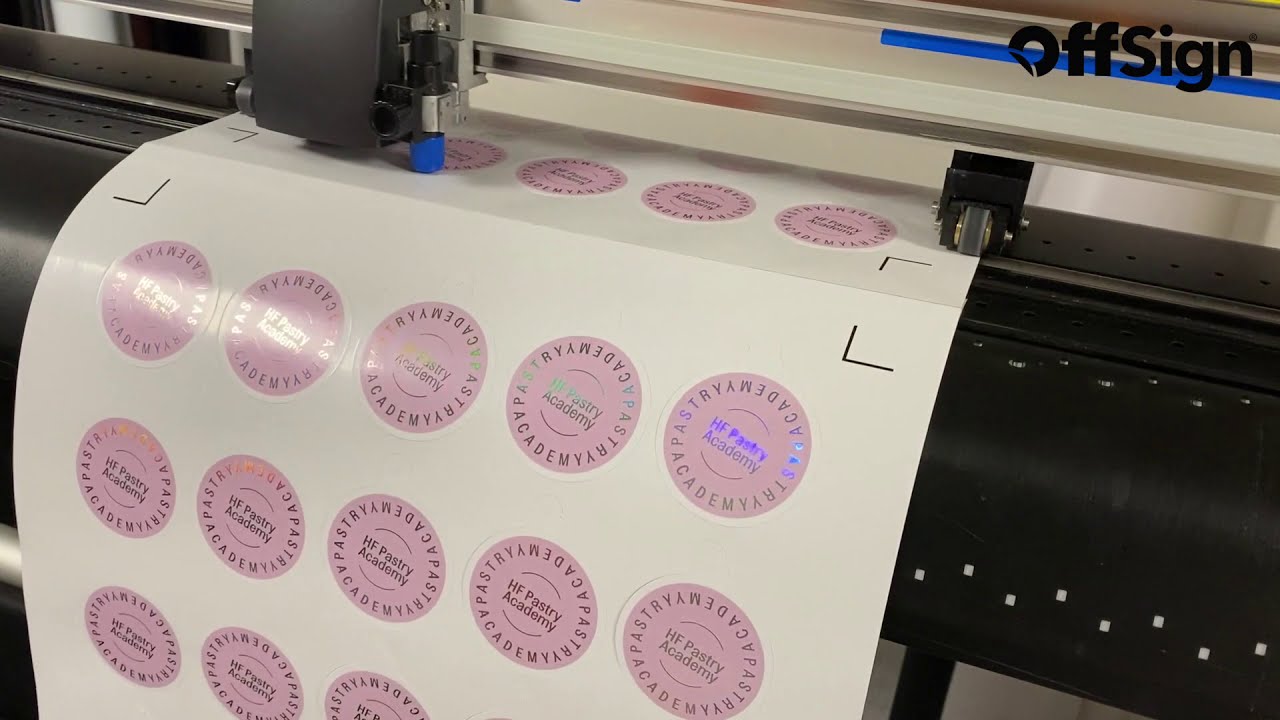 Stickers Die Cut - CutContour labels with Graphtec CE6000 by OffSign ...