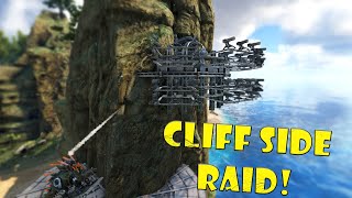 Raiding A Hidden Platform Base - More Loot For Castle Cave! | Ark PvP