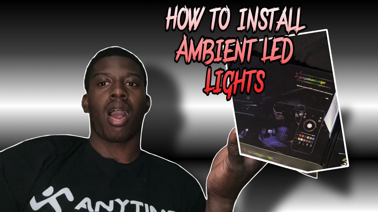 DIY:| How To Install Car Led Ambient Lighting Kit In A | 2020 Nissan ...