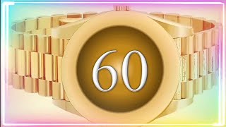 60 seconds countdown timer with sound effect