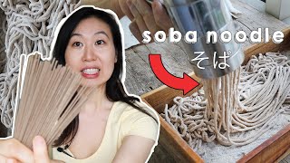 HOW TO MAKE SOBA NOODLE (EASY METHOD) | GLUTENFREE 100% BUCKWHEAT SOBA NOODLES