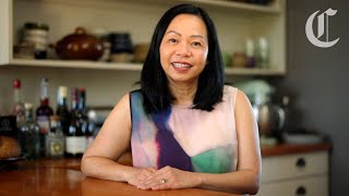 Chef Pim Techamuanvivit of Kin Khao, Nari accepts Charles Phan Legacy Award
