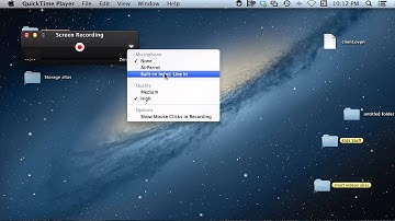 How to use Quicktime to Create a Screencast
