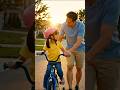 He Was Scared… But Then This Happened 🥺🚲 | First Bike Ride Moment #shorts