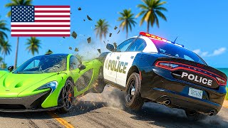 American Police Chases - Beamngtv
