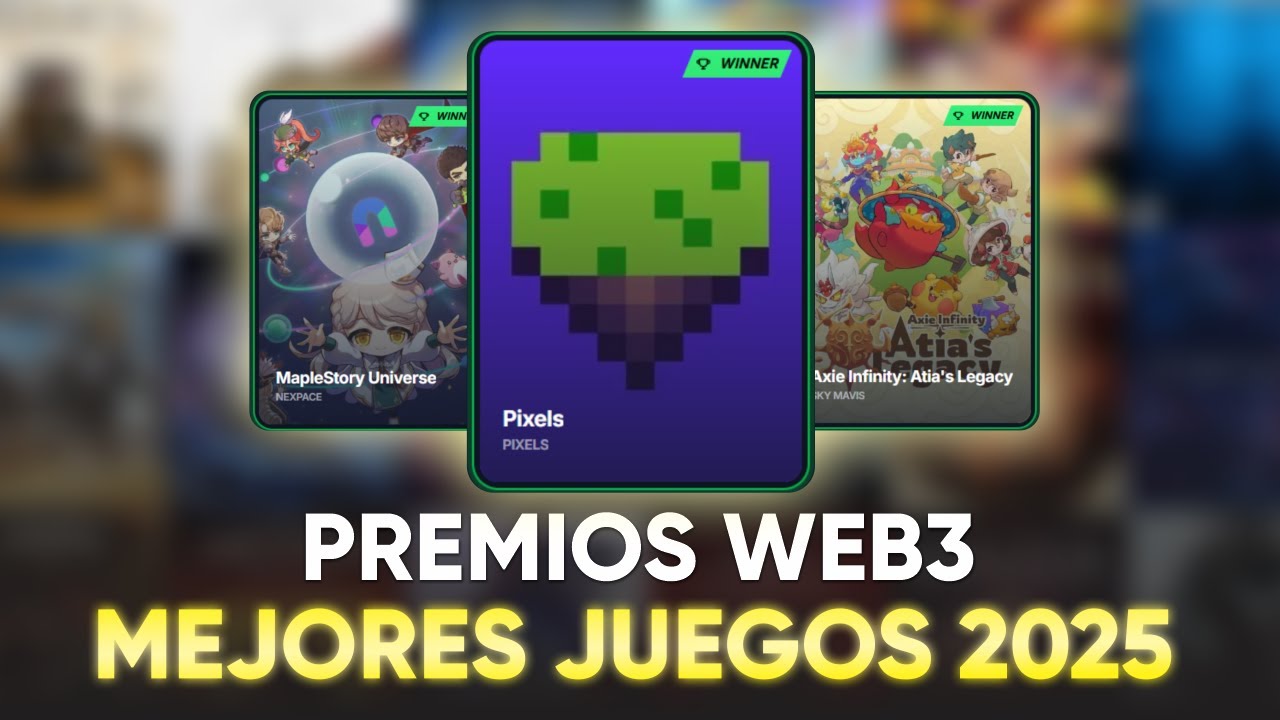 🔥 LOS MEJORES JUEGOS CRYPTO DEL 2025 | Premios web3