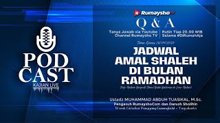 [LIVE] JADWAL AMAL SALEH DI BULAN RAMADHAN