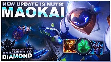 NEW MAOKAI IS INSANELY TANKY! - Unranked to Diamond | League of Legends