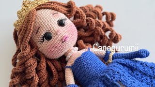 Amigurumi Prenses Bebek36 English Subtitle Head, Kafa