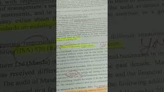 ISA 570 Going Concern