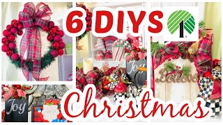 🎄6 DIY DOLLAR CHRISTMAS DECOR WREATH CENTERPIECE🎄\\