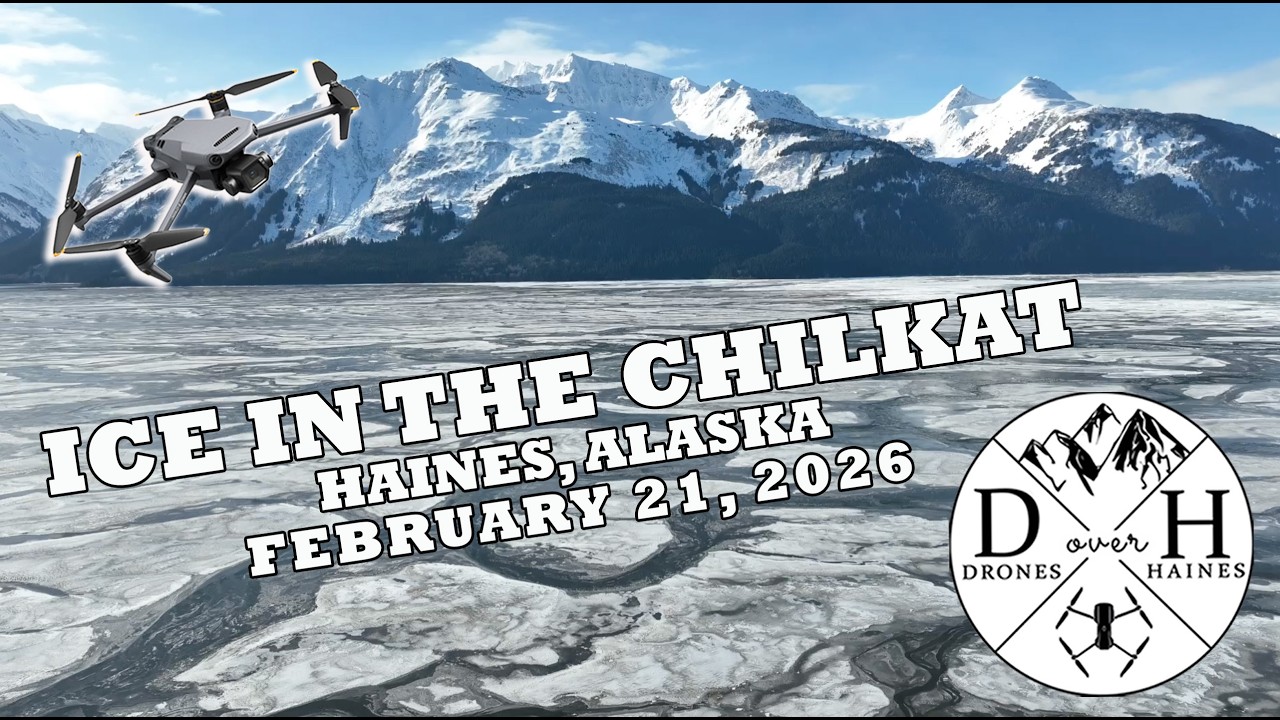 Ice In the Chilkat River - February 21, 2026 - Haines Alaska