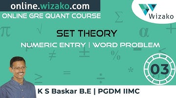 GRE® Sets Sample Question 3 | Word Problem in Set Theory - Numeric Entry |  GRE Sample Question
