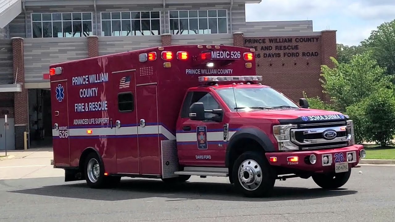 Prince William County Fire & Rescue Medic 526 Responding 7-16-2025 ...
