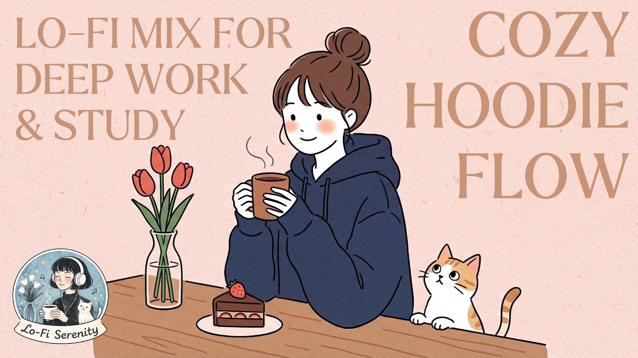 Cozy Hoodie Flow 🎧 Lo-fi Mix for Deep Work & Study