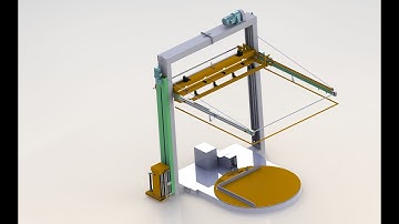 G5 automatic remote control pallet stretch wrapper with top sheet dispenser