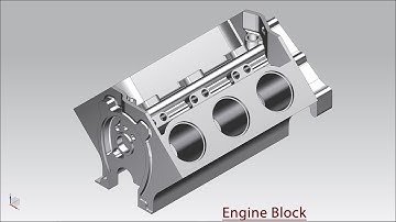 Designing Engine Block || Siemens NX Tutorial