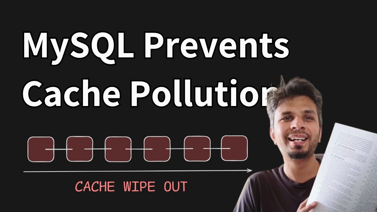 Как стратегия вставки в середине ключа MySQL предотвращает загрязнение кэша