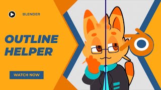 Outline Helper - transformer un render 3D en dessin sur blender