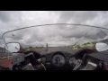 On Board 1998 Honda CBR1100XX Blackbird V's Crazy Turbo'd Suzuki Bandit 1200 @ York Raceway