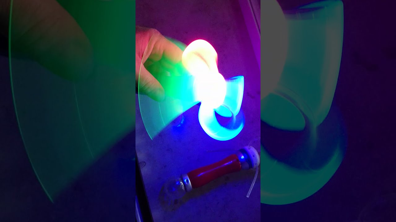 LED 2in1 WIRBLER Giga.Wirbler Prisma Wirbel Infinity fliegende BÄNDER bunte LEDs