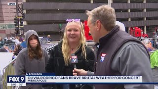 Olivia Rodrigo fans brave brutal weather for Minneapolis concert | FOX 9 KMSP