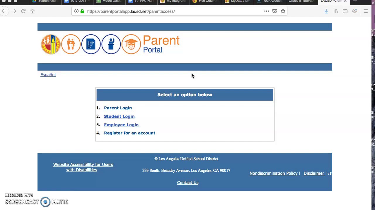 pinpoint parent portal