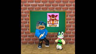 Evil Sprunki Santa Claus teased Evil Sprunki Ribbit while she was studying, and the ending!