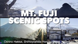 Mt Fuji Scenic Spots  Oshino Hakkai  Shimoyoshida