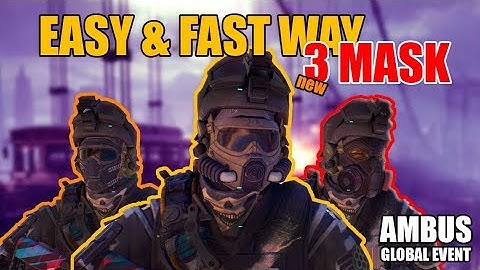 The Division | Fastest Way to get 3 New MASK on AMBUSH Global Event | SOLO & DUO easy way
