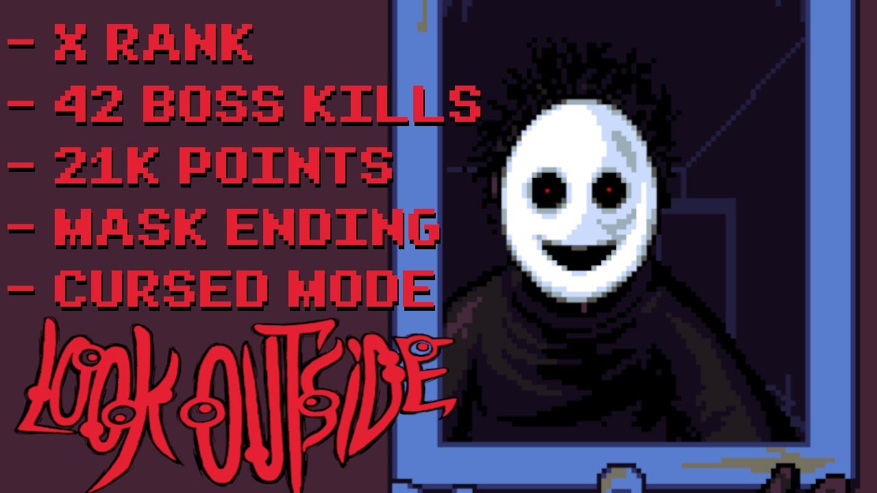 Look Outside 2.01 - CURSED RANK X MASK ENDING CHALLENGE (42 BOSSES KILLED)