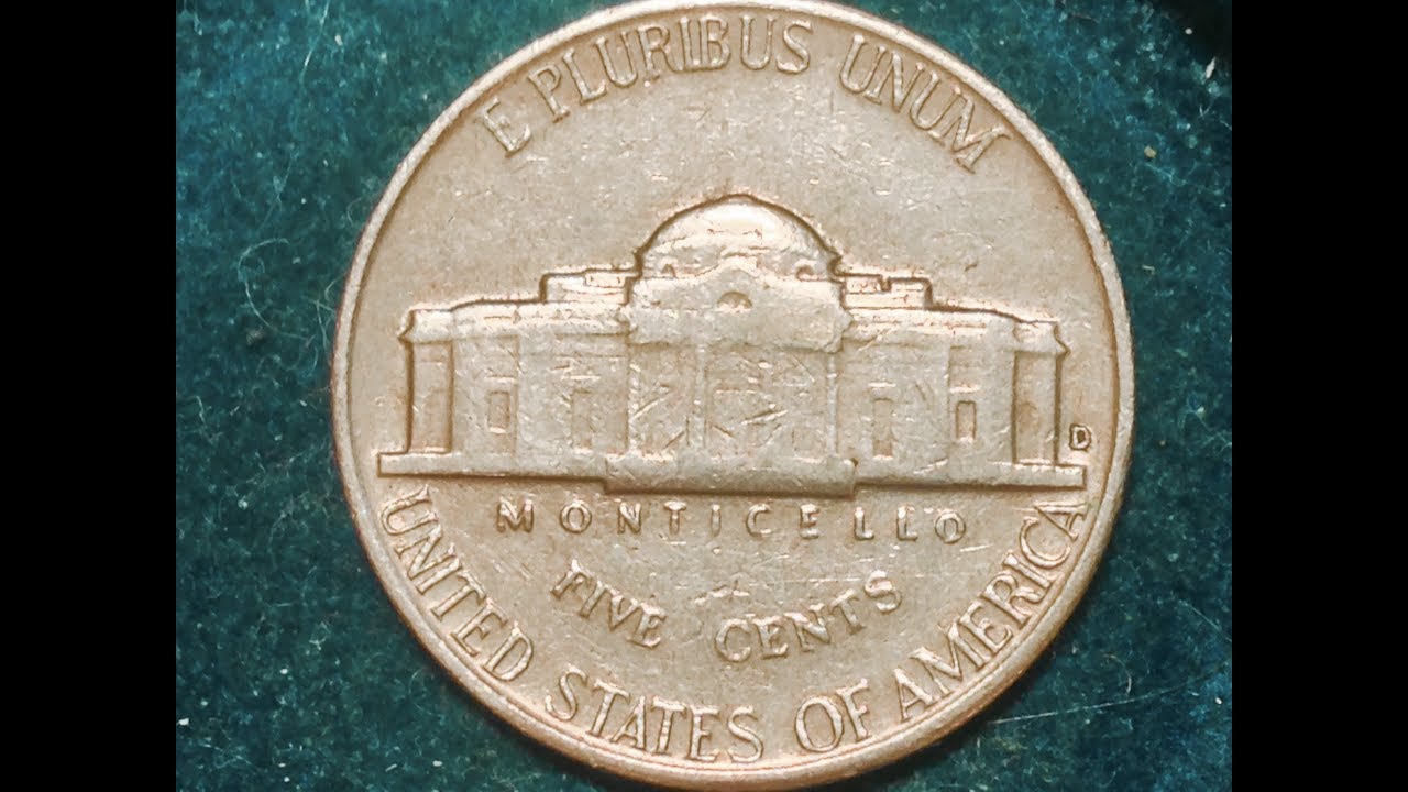1963 D Jefferson Nickel (Mintage 277 Million) - YouTube