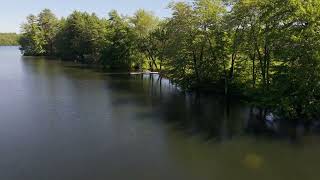 Salmon Lake/Great Pond Stream Connection. Belgrade, Maine