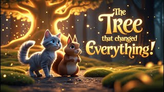 Discover The SECRET Golden Acorn Tree with Cute Cat & Squirrel