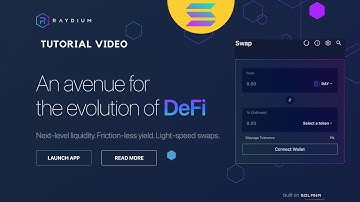 Raydium (DEX) -The Solana Based Decentralised Finance Protocol -The Uniswap of The Solana Blockchain