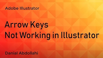 Adobe Illustrator - arrow key not working in illustrator