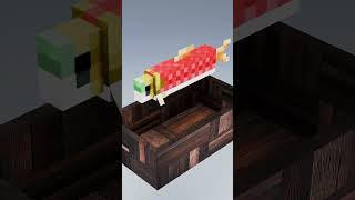 Minecraft Fish vs Liquid 🤯 #simulation #animation #blendergameengine #relaxing
