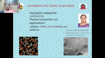 Polymer chemistry Fibres and Elastomers