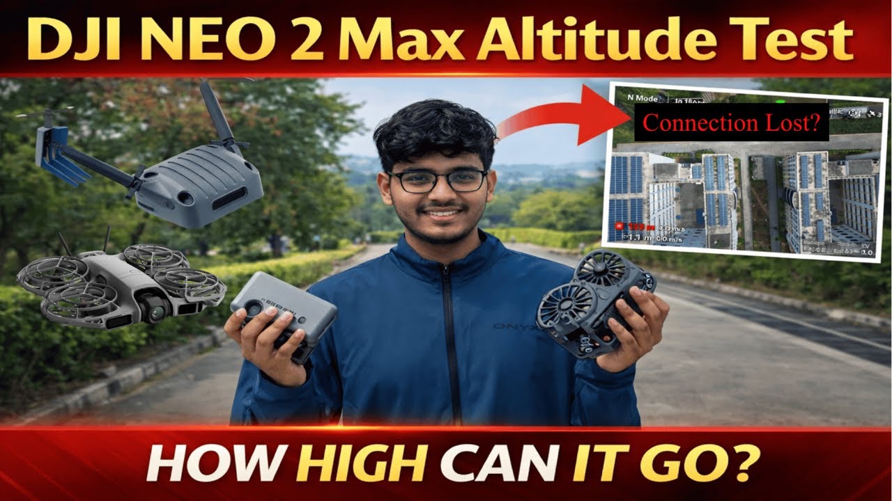 DJI NEO 2 Max Altitude Test 😱 | Shocking Results | How High Can It Really Fly?