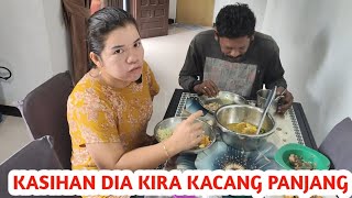 Before my husband finished eating, he already had a headache and stomach ache due to eating witho...