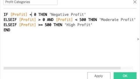 Tableau Calculated Fields