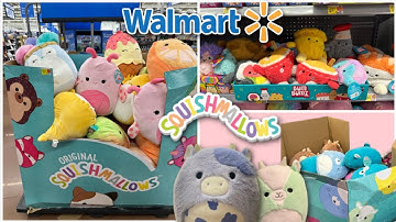 Squishmallow Hunting *NEW* Fuzzamallows at Walmart!! | BumBumz Take Out Squad!