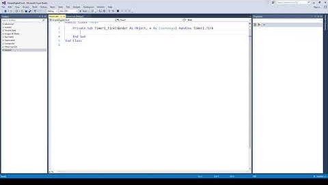 A Digital Clock Using Windows Form In Visual Studio VB.Net