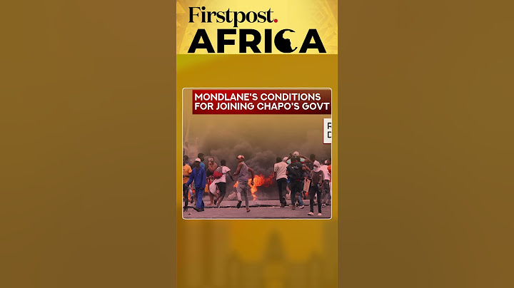 Mondlane to Join Rival Govt? | Firstpost Africa | N18G