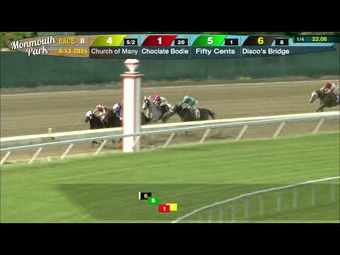 video thumbnail for MONMOUTH PARK 6-13-21 RACE 8