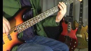 The Bee Gees  Hes A Liar  Bass Cover