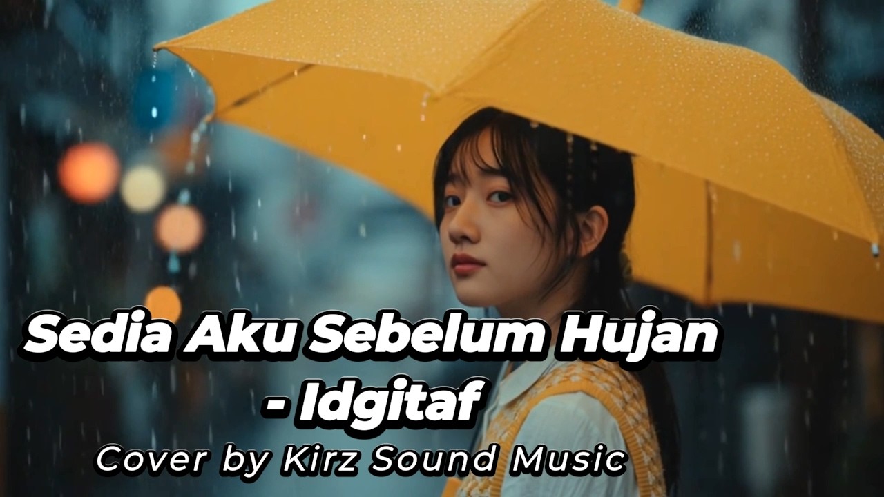 Sedia Aku Sebelum Hujan - Idgitaf | Aesthetic Lyric Cover (Kirz Sound Music)
