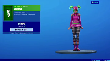 Fortnite - Zoey Performing Steamed with Zoomed In Face (Angry Zoey)