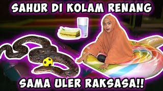 Download Lagu DITEMENIN SAHUR SAMA ULER RAKSASA!! Kuat Gak? - @TattaPinantaChannel MP3